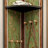 Corner Coat Rack 47", Vintage Floral Corner Hall Tree with 3 Shelves & 6 Hooks for Small Spaces