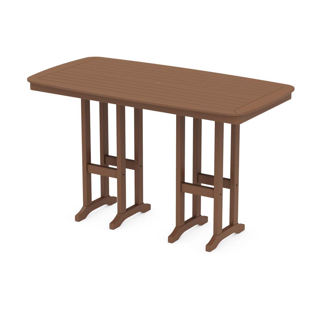 POLYWOOD Nautical 37" x 72" Bar Table POLYWOOD®