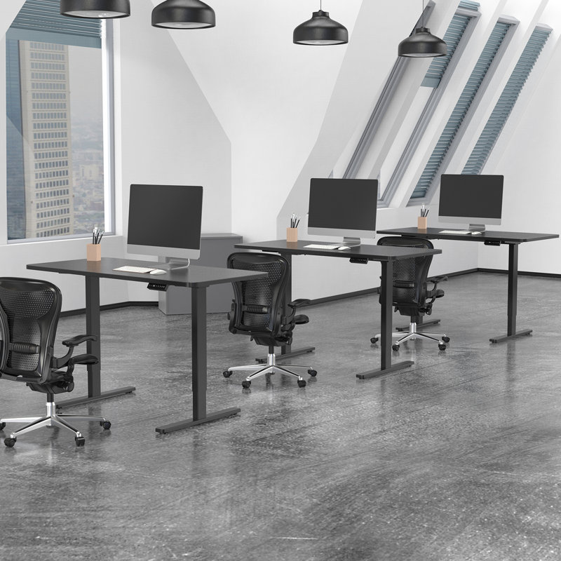 Bureau debout, Noir