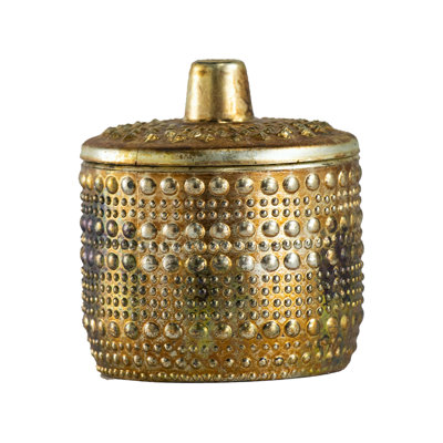 Bougie parfumée en pot avec support en verre