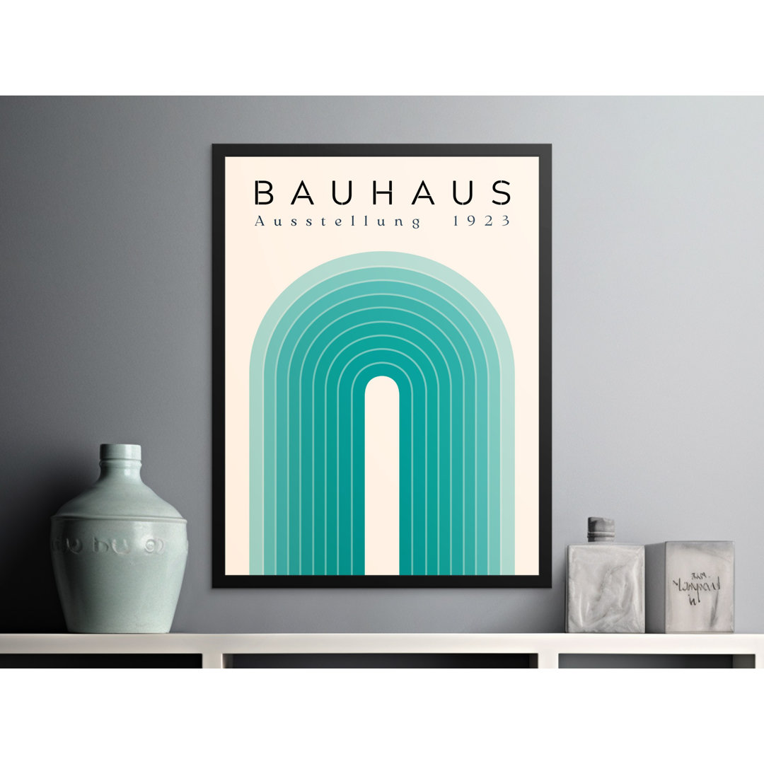 Bauhaus Art Print, Ausstellung 1923, Minimalist Wall Art, Abstract Geometric Decor, Modern Art Poster, Mid Century Design, Home Decor