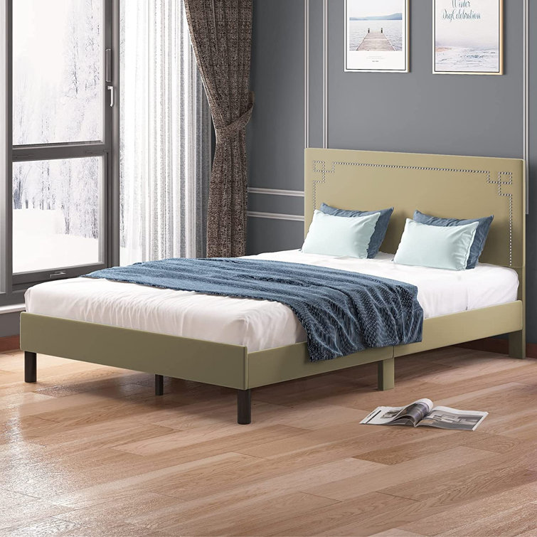 (The same perp bed in white) Witton Platform Bed