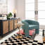 Fauteuil d'appoint en velours -67773834
