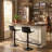 Meli Swivel Bar Stools With Back Modern Height Adjustable & Easy-Clean PP Plastic Barstools for Kitchen Island Bar-486521593