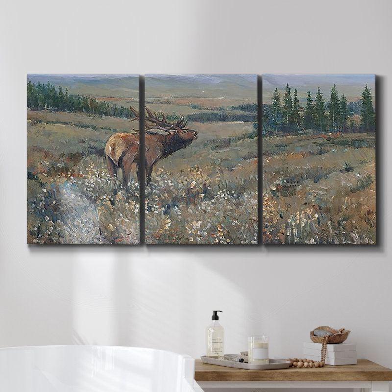 Into Thes I, impression sur toile 3 pièces, H 48 po x l 96 po x P 2 po