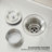 Stainless Steel Kitchen Sink, Single Bowl, Undermount Handmade Sink In Brushed Nickel, With Us Standard Drain And Hook