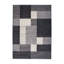 Tapis gris, noir et blanc touffeté à motif géométrique Akieba-97673455