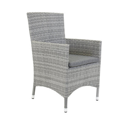 Newlin Patio Dining Armchair with Cushion