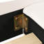 Lit plateforme Elowen Modern Glam avec bureau intégré et rails de sécurité-1898983939-1898983940