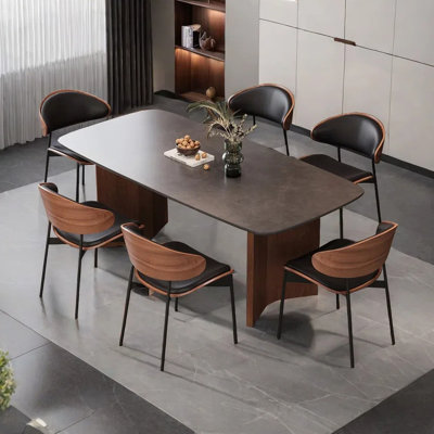 French retro modern dining table
