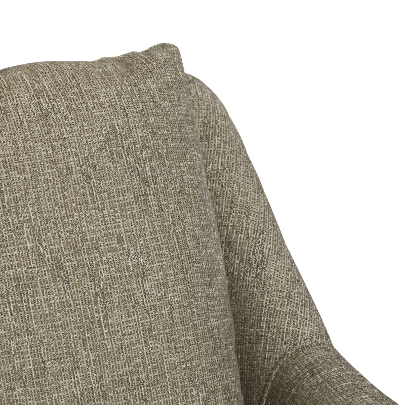 Oshua 33" W Upholstered Accent Chair, Cocoa Chenille, Polyester