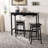 Donegal 2 - Person Four Leg Dining Set-1426079511