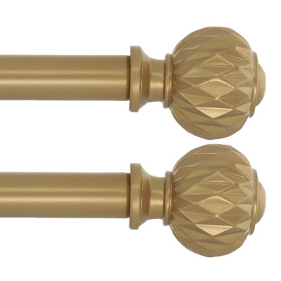 Nickoy Adjustable Single Curtain Rod