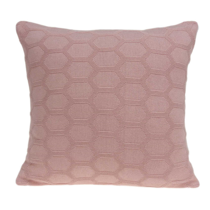 Diani Pink Throw Pillow, Down
