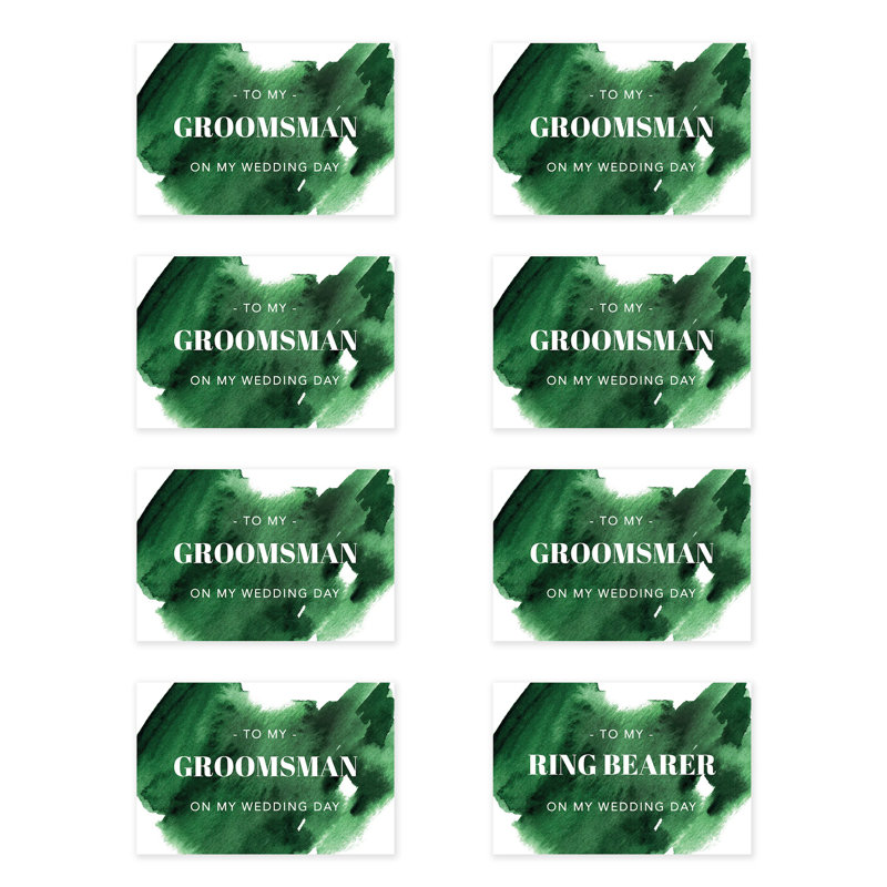 Carte-cadeau de garçons d'honneur