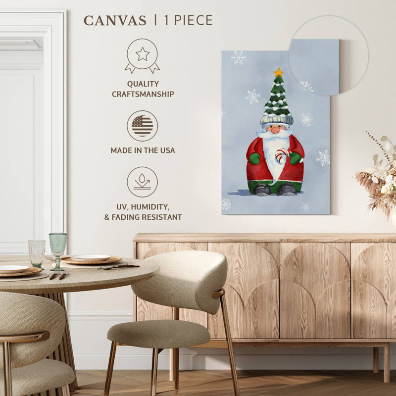 Lelend Christmas Gnome I, 48" H x 32" W