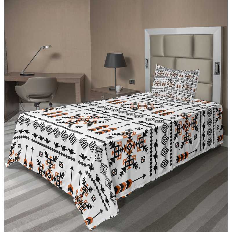 Microfiber Sheet Set, Twin Sheet Set with Fitted Sheet and 1 Pillowcase