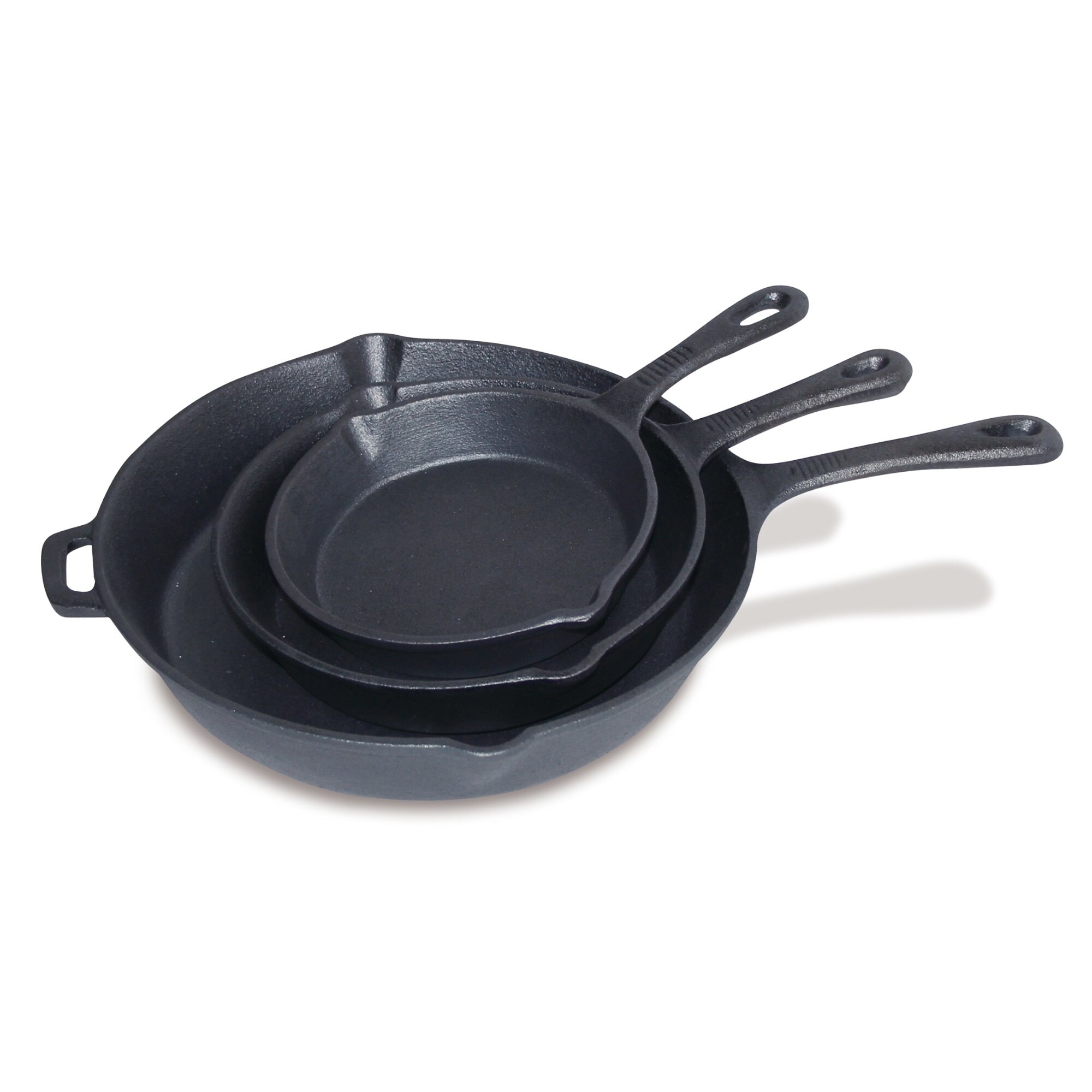 Cast Iron Pre-Seasoned Nonstick 8” Skillet by Chef Buddy 