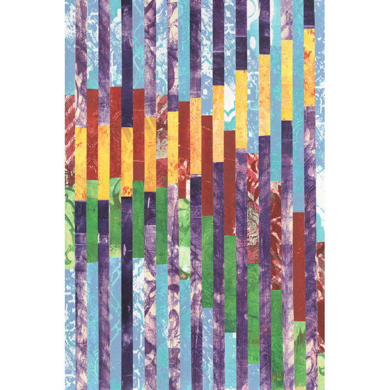 Quilted Monoprints II by Regina Moore - Wrapped Canvas Art Prints, 46cm H x 30cm W x 3.8cm D