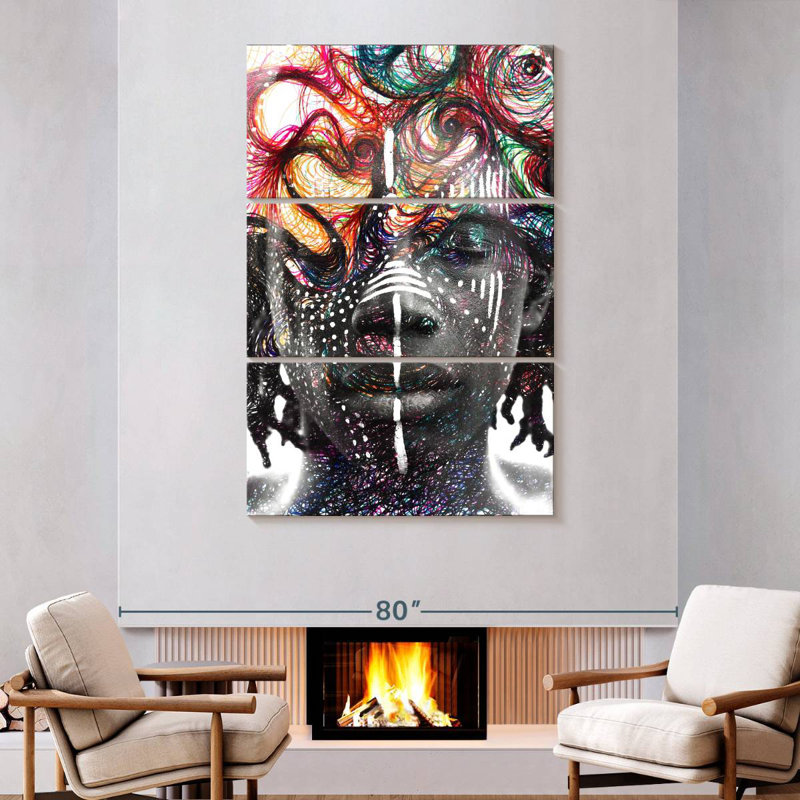 Leisha Queen Prey, 74" H x 48" W