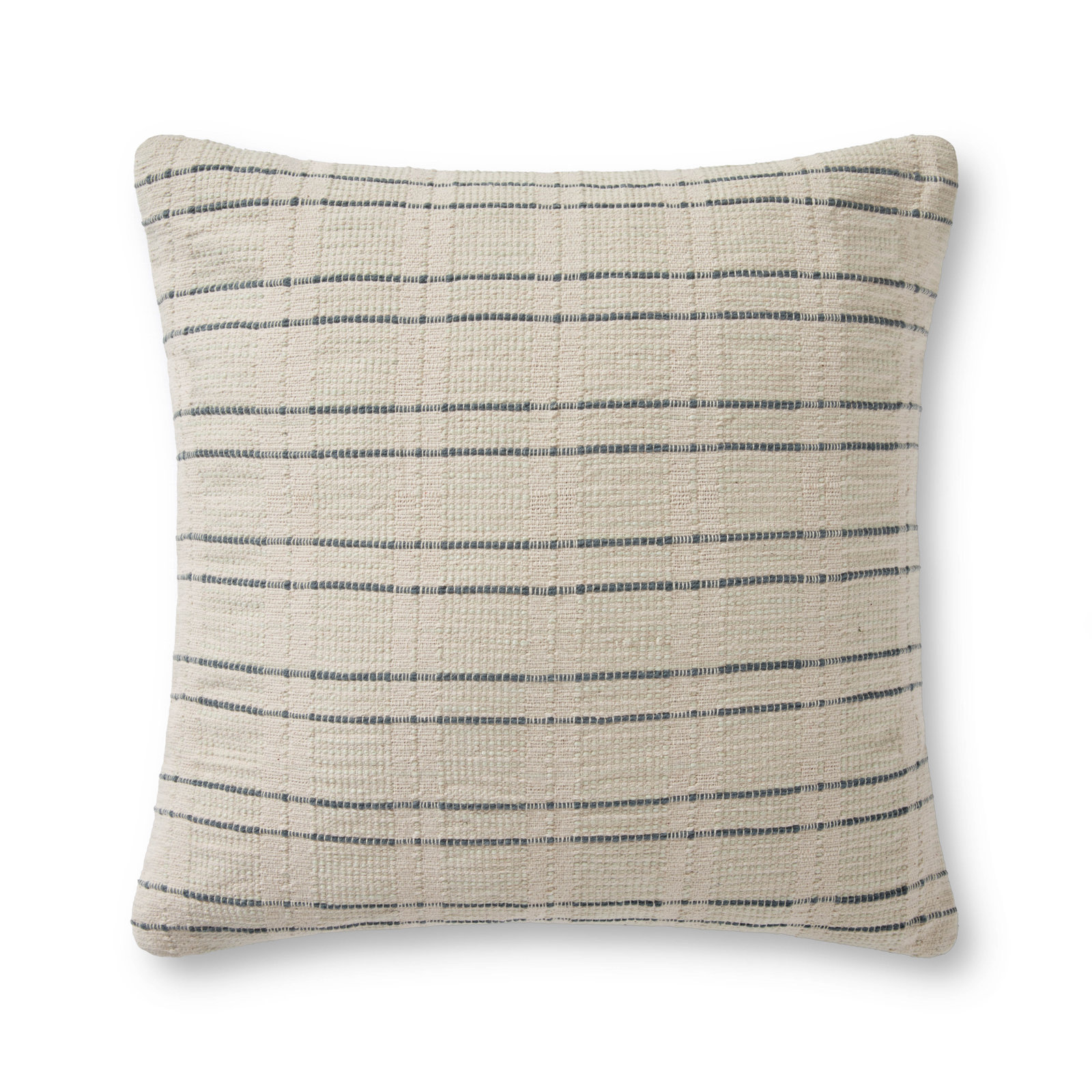 Belmont Striped Cotton Throw Pillow, Down