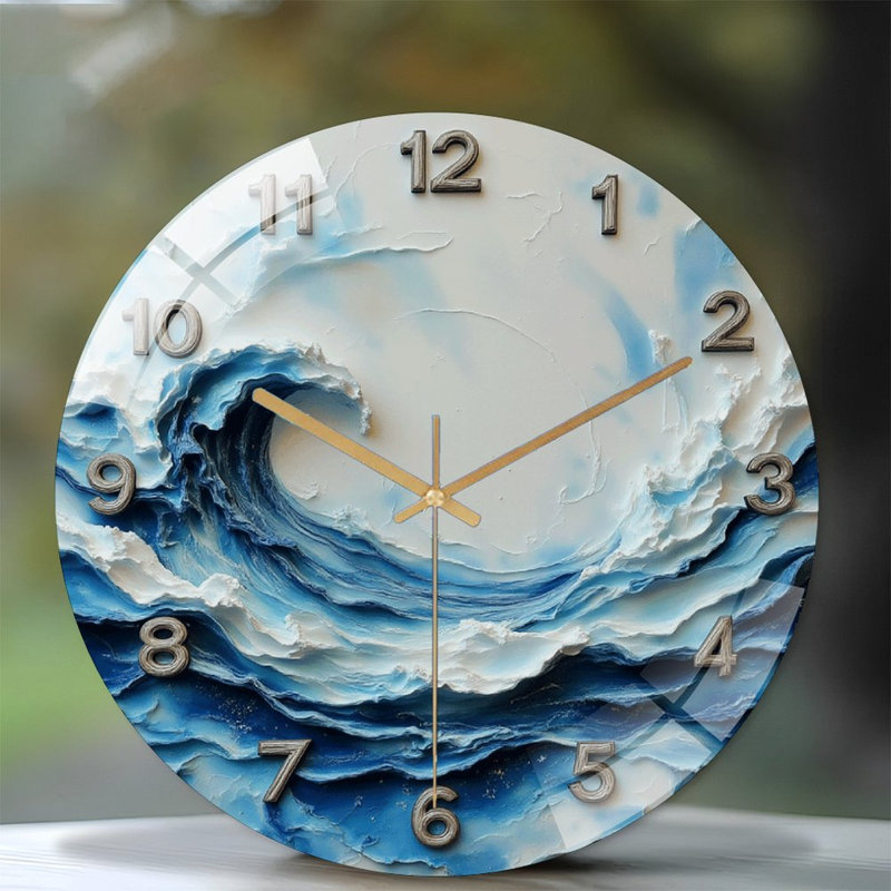 Horloge murale Ocean Wave