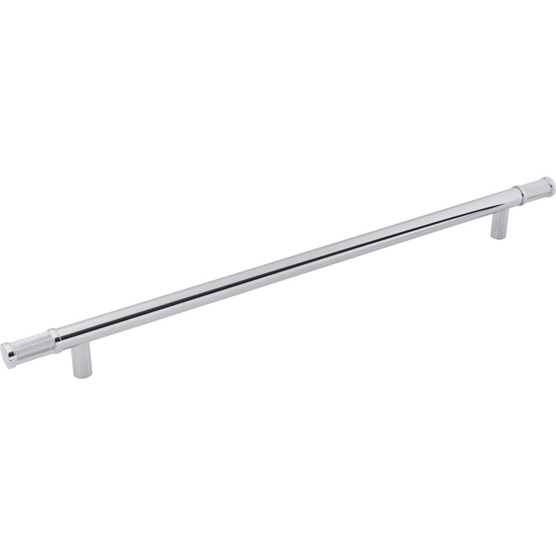 Burnham Appliance Pull, Polished Chrome, 18" Center To Center