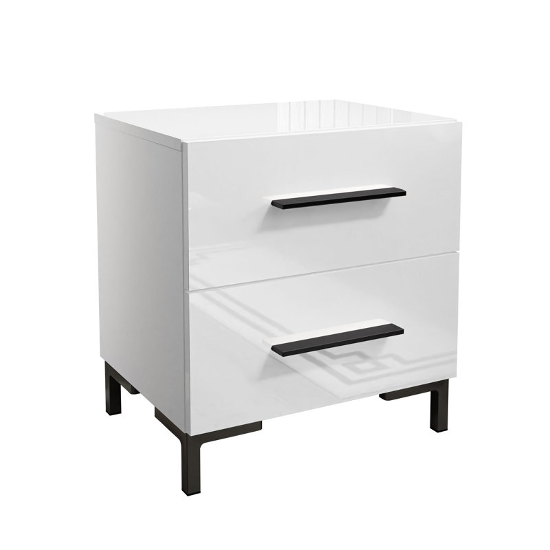 Laleh 2 Drawer Bedside Table