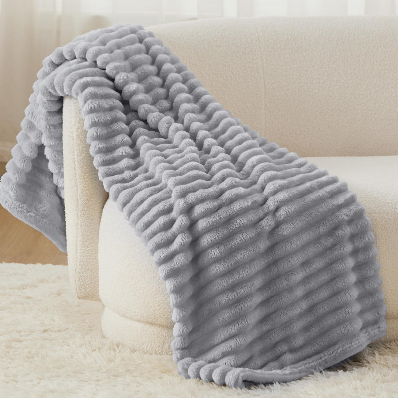 Bedsure Fitted Sheet Deep - Bed Sheets Extra Deep Pocket made of Soft Brushed Microfiber for Bed, 200cm x 150cm, Light Grey