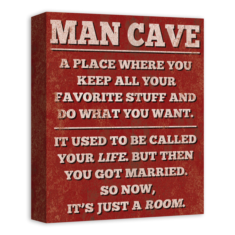 " Man Cave Red "