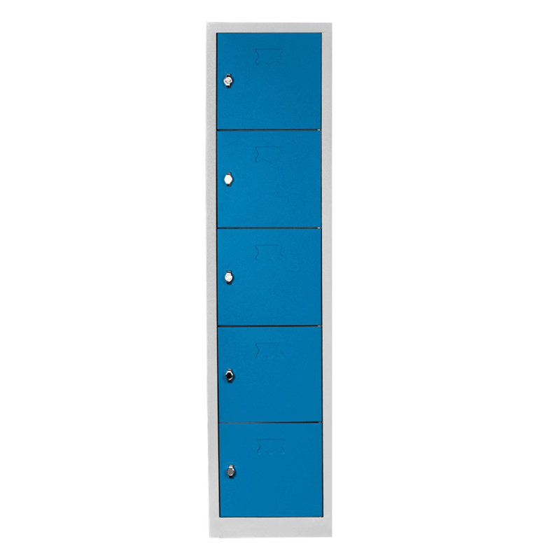 Armoire de rangement Locker, Bleu, H 66,9 po x l 16,1 po x P 15,7 po