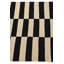 Tapis noir et blanc Noor