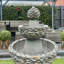 Weather Resistant Pedestal Fountain with Lights-1404449971