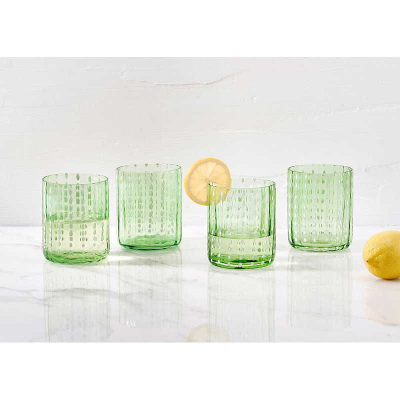 Verres à whisky Darby Angell, 12 oz, Vert