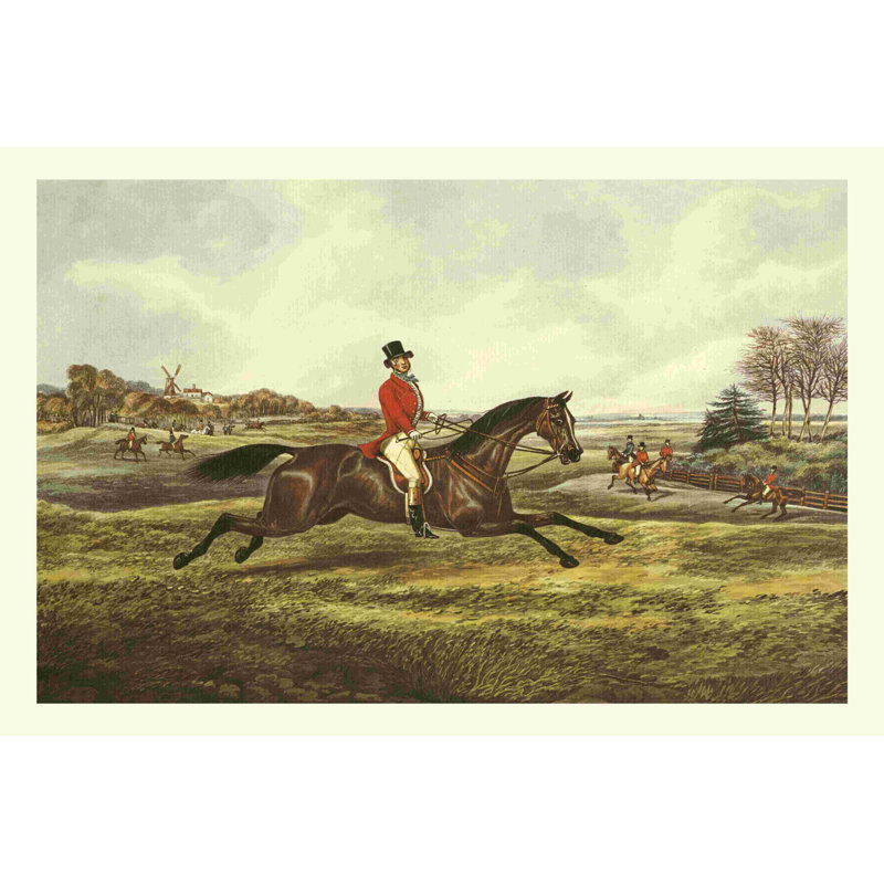 La chasse anglaise V, H 24 po x l 36 po