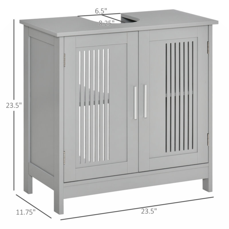 Nylae 23.5'' Bathroom Vanity with Top, Gray
