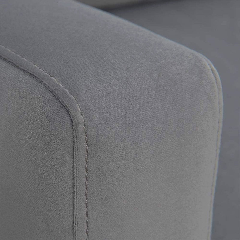 Tissu d'ameublement en microfibre 1 pièce, Gris