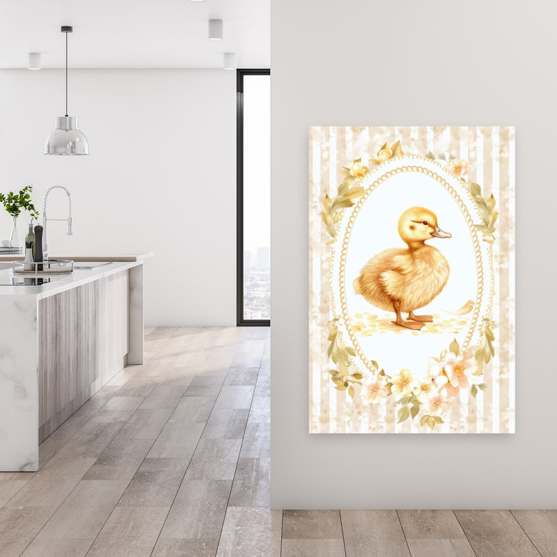 «Floral», reproduction d'art encadrée, H 48 po x l 32 po