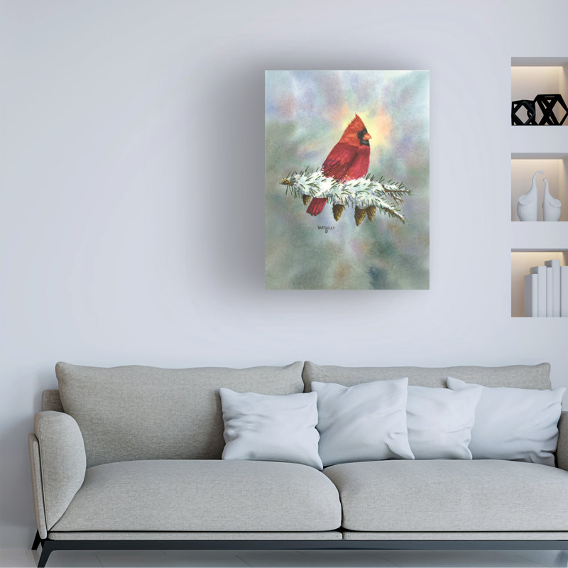 «Dave Bartholet Scarlet Delight», art sur toile, H 14 po x l 19 po