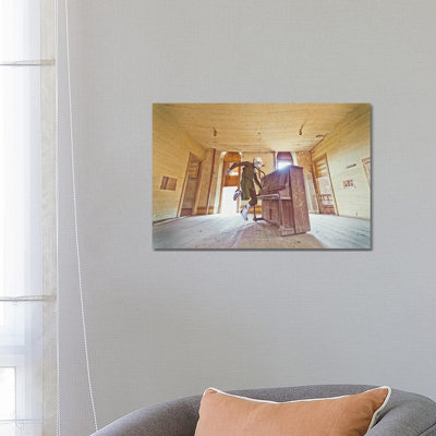 The Lonely Astronaut XX by Karen Jerzyk - Wrapped Canvas Print