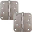 Charnières de porte à roulement à billes 4 po, angle de rayon de 5/8 po-64641844