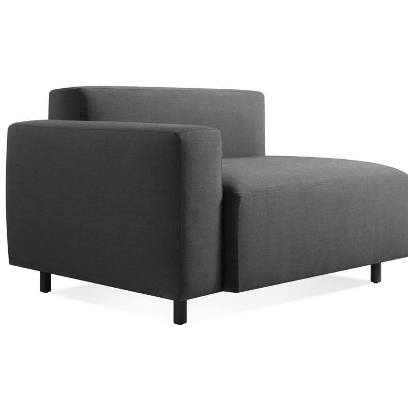 Méridienne d'extérieur gauche 9 verges, Charbon Sunbrella®