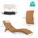 Ultra-Portable Foldable Patio Chaise Lounge