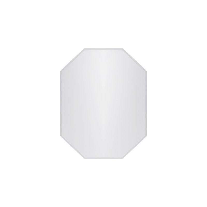 Kirtland Flat Wall Mirror with Hooks