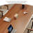 Nut-Brown Solid Wood Pine Rectangle Desk-995454336