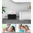 3 Slots Electric Toothbrush And Toothpaste Holder,  Black
