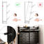 Grande étagère à chaussures grise - espace pour l'entrée, 2 tiroirs, armoire de rangement décorative imperméable, à gratter et rétro avec options de rangement supplémentaires