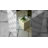 Callista Modern 18" Green/Light Gray Ceramic Tiled Cube Side Table, Glossy Square Mosaic Pedestal Accent End Table for Living Room & Bedroom-998316416