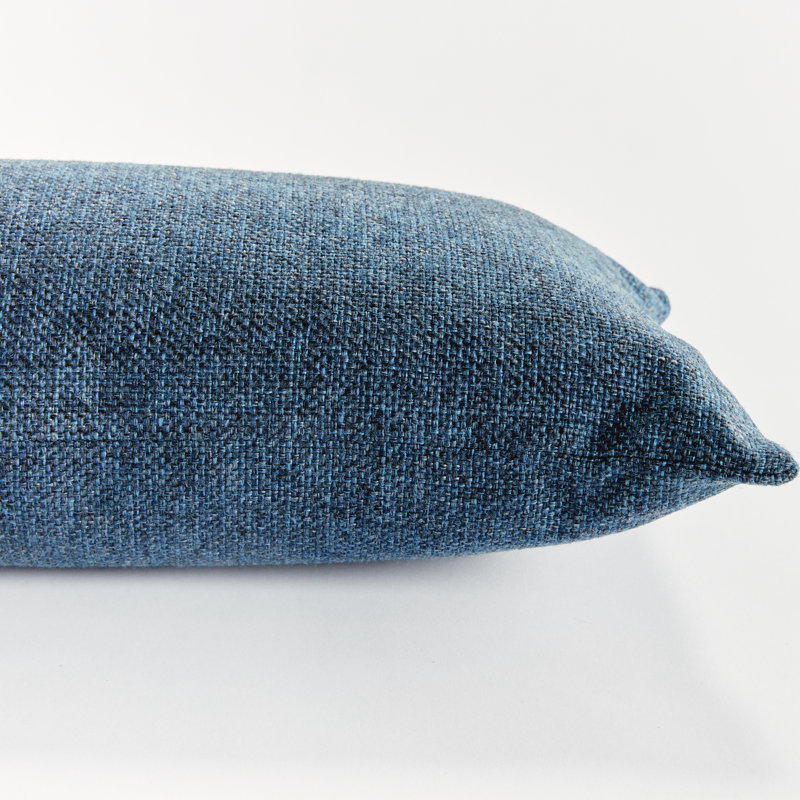 Bevin Polyester Indoor/Outdoor Pillow Cover & Insert, 12"H x 22"W, Rectangular