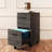 17'' Wide 2 -Drawer Mobile File Cabinet-1126637788